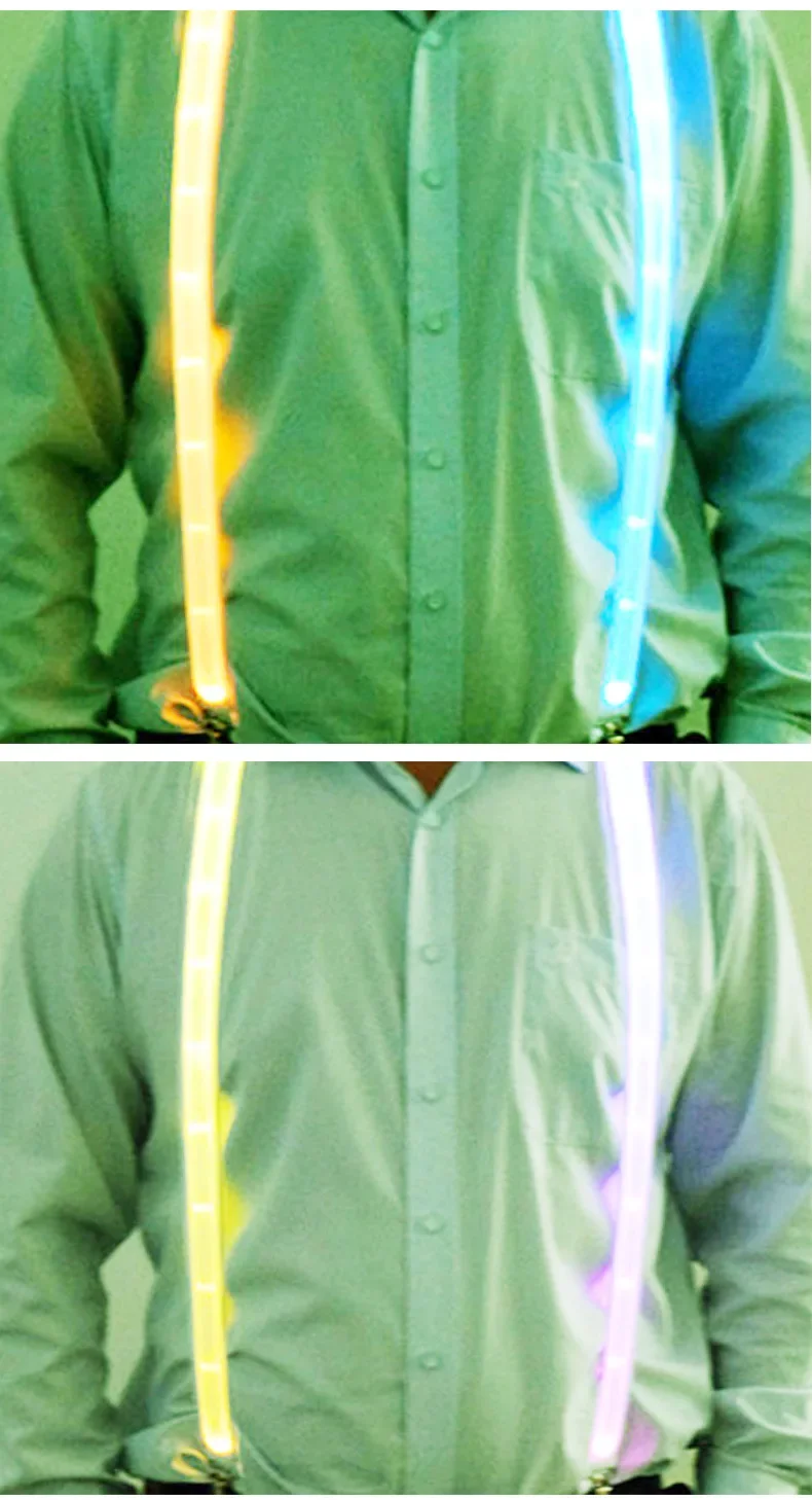 Description Picture 6 of itemNEW Party Supplies Suspenders with Bow Tie LED Lights Woman Hangers for Men Wedding Party Accessories Glow-in-the-dark SD01