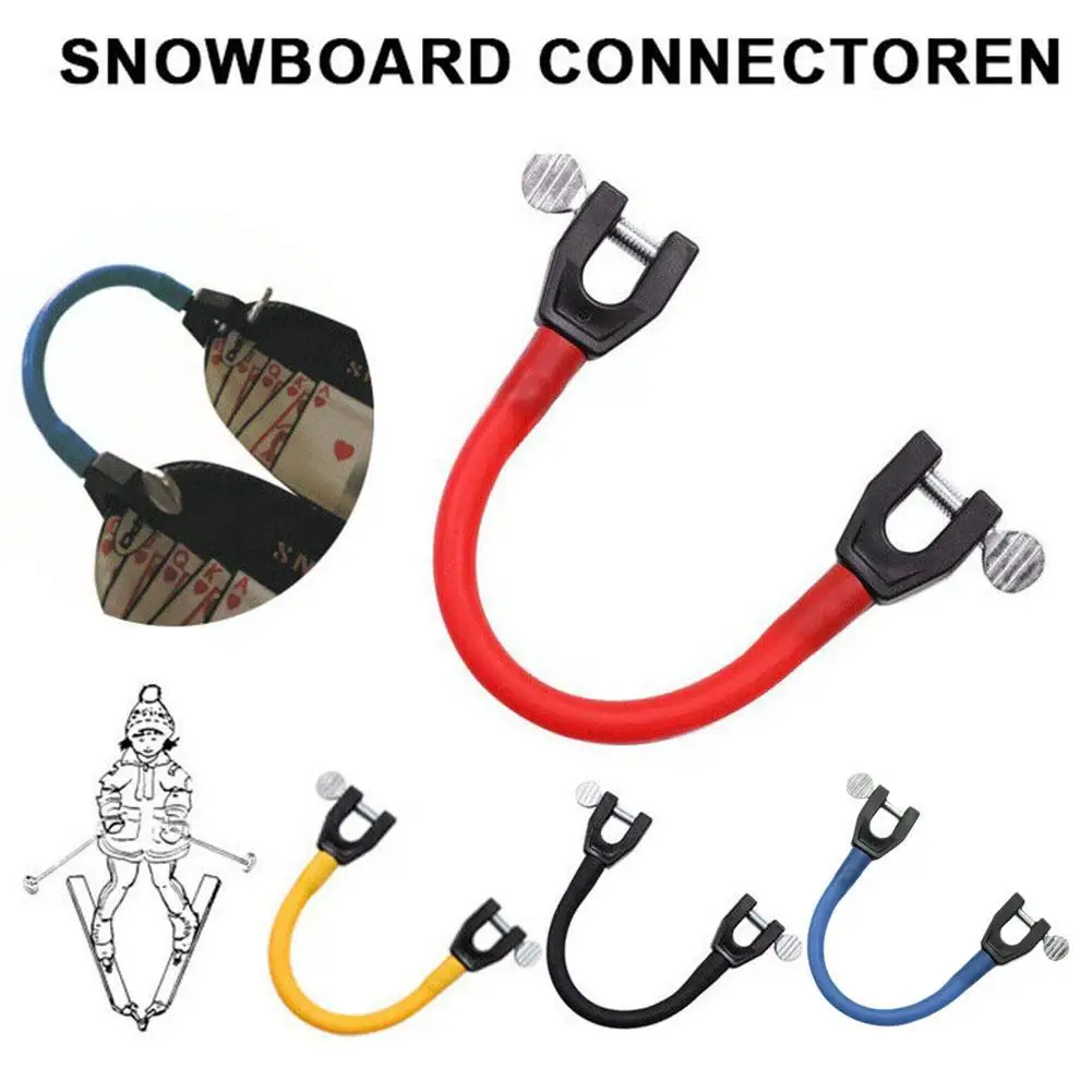 

Ski Tip Connector Beginners Winter Children Adults Outdoor Training Exercise Sport Snowboarding Accessories
