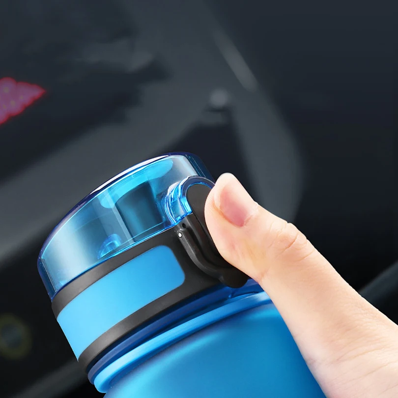 Hot Sale 500ML Sports Water Bottle Frosted Tour Outdoor Leak Proof Seal Child School Water Bottles Plastic Drink Bottle BPA Free