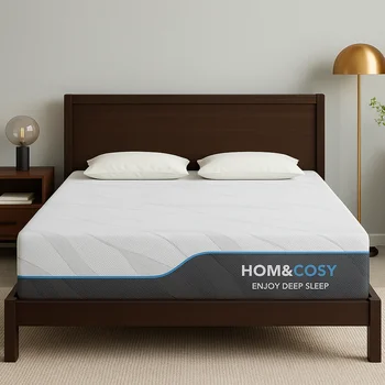 Hcore  Extra Firm Queen Size Mattress, 8/10 inch Medium - Extra Firm Dual Sided Reversible Mattress for Back Pain Relief