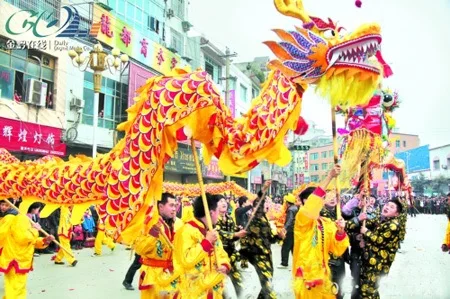 Adult Game 10m Silk Dragon Dance Size 4 Costume 6 Players Art Christmas Party Chinese Folk New Year Performance Game Stage