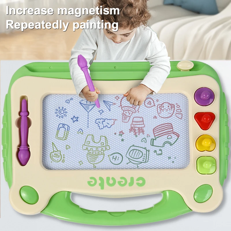 Children's magnetic drawing board, children's home writing board, children's early education puzzle drawing board toy 6