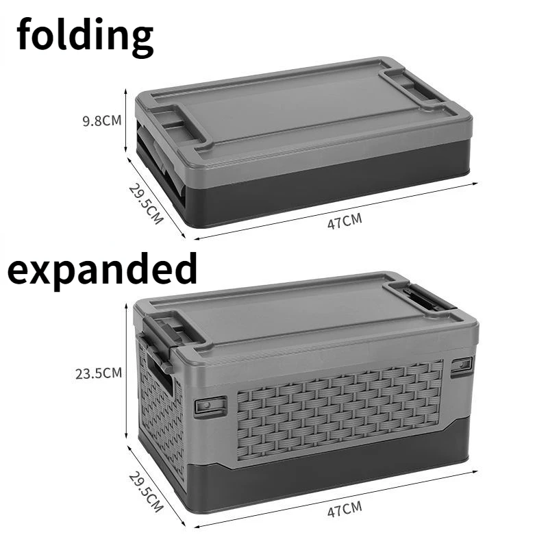 Folding Storage Box with Waterproof Bag Portable Large Capacity Storage