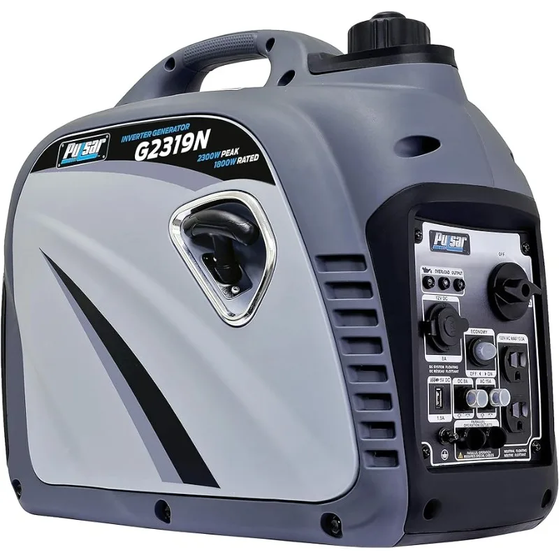 

Pulsar 2,300W Portable Gas-Powered Quiet Inverter Generator With USB Outlet & Parallel Capability, Carb Compliant, G2319N