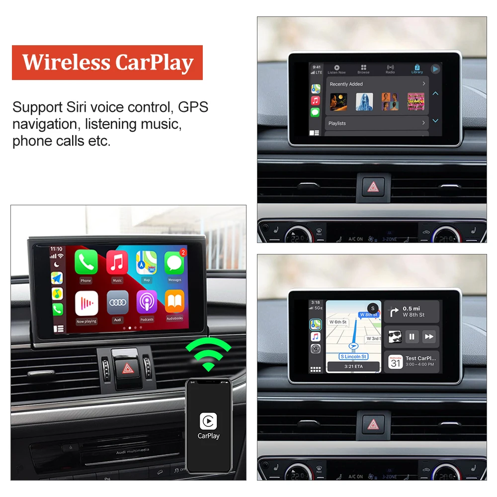 2023   Apple Carplay  Audi A6 S6 RS6 A7 S7 RS7  ȵ̵ Auto ڵ ̽ 