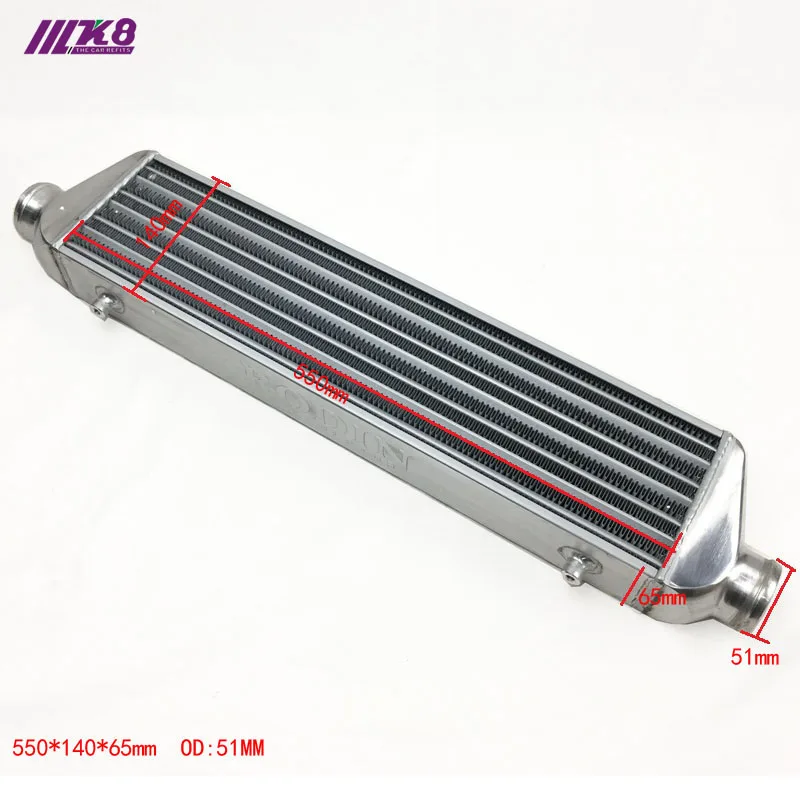 

550*140*65mm Universal Turbo Intercooler bar&plate OD=51mm Front Mount intercooler