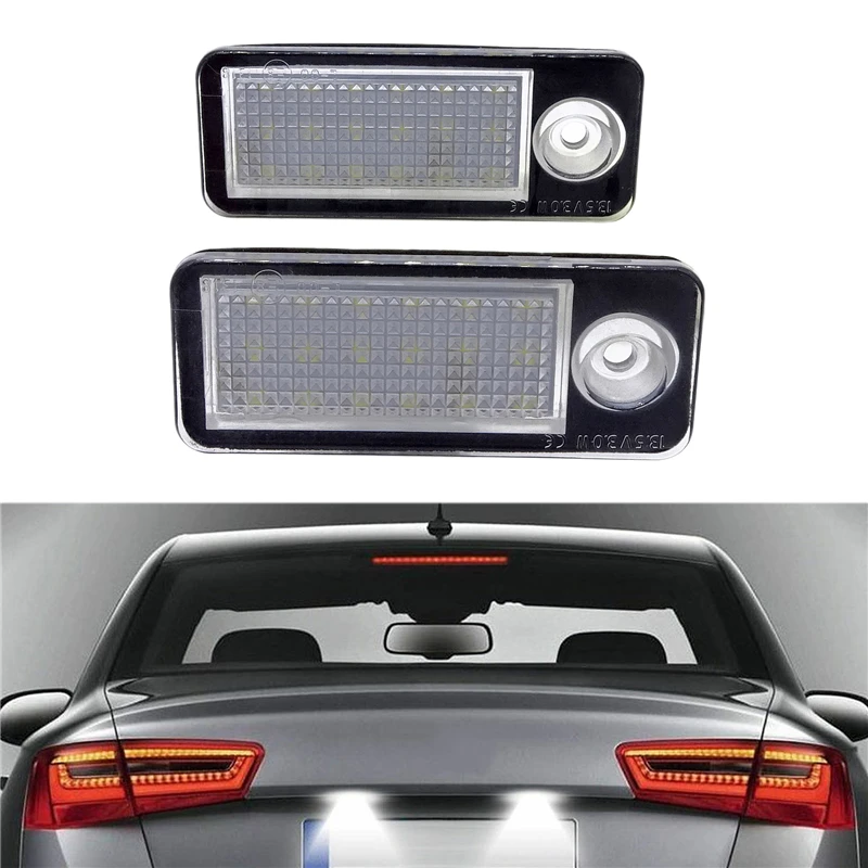 Luci Targa a LED per Audi A4 B8 + Avant Allroad 6000K Canbus