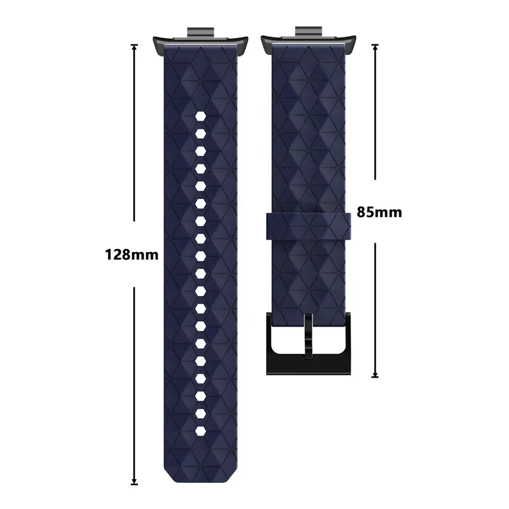Sporty Silicone Strap Replacement for Smartwatch - Premium Watchband Accessory