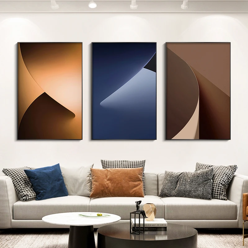 

Modern Minimalist Geometric Abstract Poster Gradient Color Wall Art Canvas Paintings for Living Room Nordic Home Decor Pictures