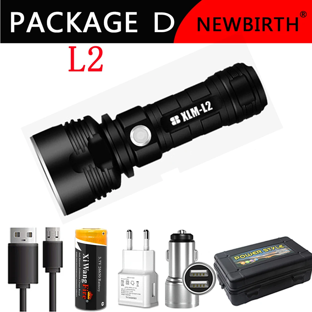 powerful led torch High Power Super Bright Led Flashlight P70 Camping Light USB Rechargeable Flashlight Waterproof Light 26650 Battery Flashlight brightest led torch Flashlights