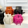Richme Punk Women Backpacks Fashion Motocycle Rivet Gothic Mochilas Para Mujer Luxury Designer Large Capacity Cool Bag Female 6