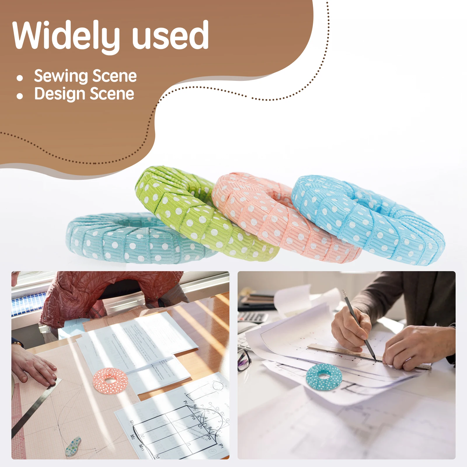 Fabric Pattern Weights Set 4
