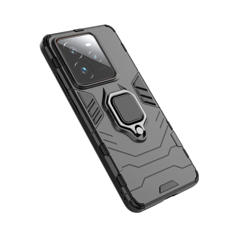 Shockproof Armor Protective Case with Magnetic Ring Stand