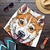 Funny Anime Corgi Graphic Beach Shorts For Men 3D Print Dogs Board Shorts Sports Gym Swim Trunks Swimsuit Homme Cool Ice Shorts 4