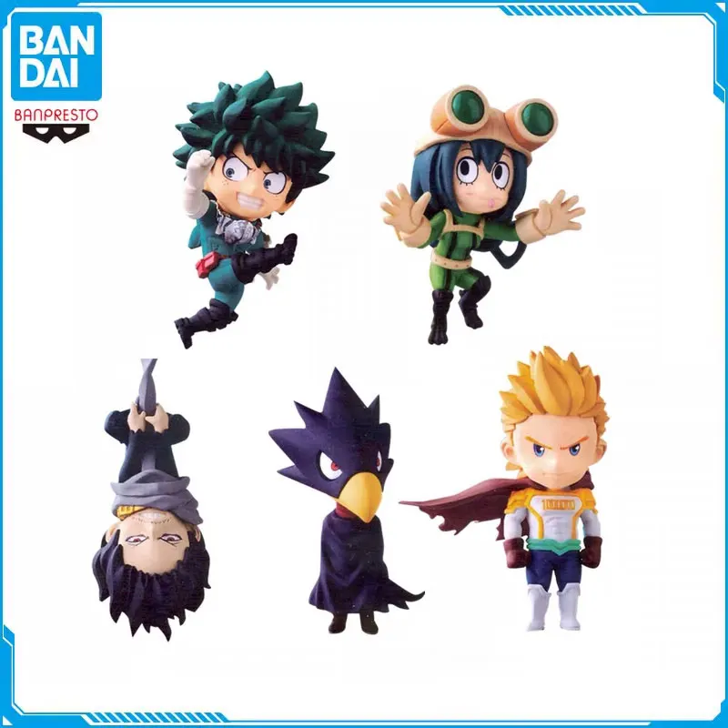 

Bandai Original My Hero Academia Gashapon Asui Tsuyu Midoriya Izuku Million Vol.02 Action Figures Model Capsule Toys Kids Gift