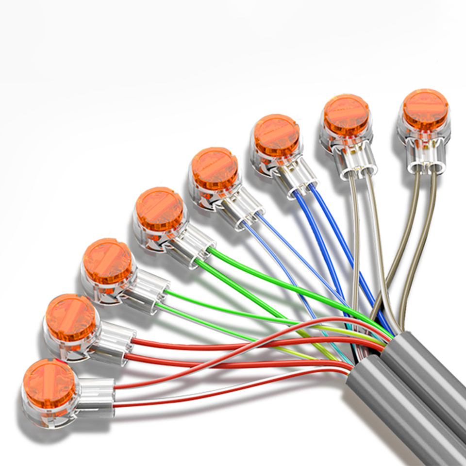 10/50PCS K1 K2 K3 Rj45 Ethernet Cable Connector Quick Electrical Crimp Connection Terminals Network Telephone Wire Terminals