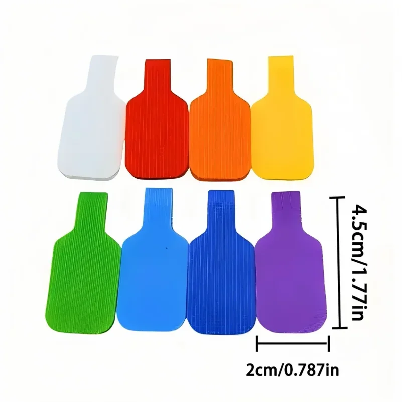 케이블 마킹, 정리 및 식별을 위한 20/30/50 컬러 케이블 타이, 내구성이 뛰어나고 사용하기 쉽고, 필기 가능합니다.