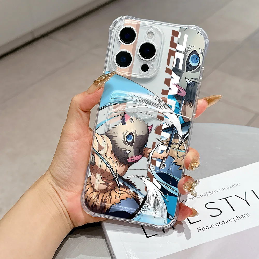 Cool Demons Hot Slayers Phone Case with Card Holder