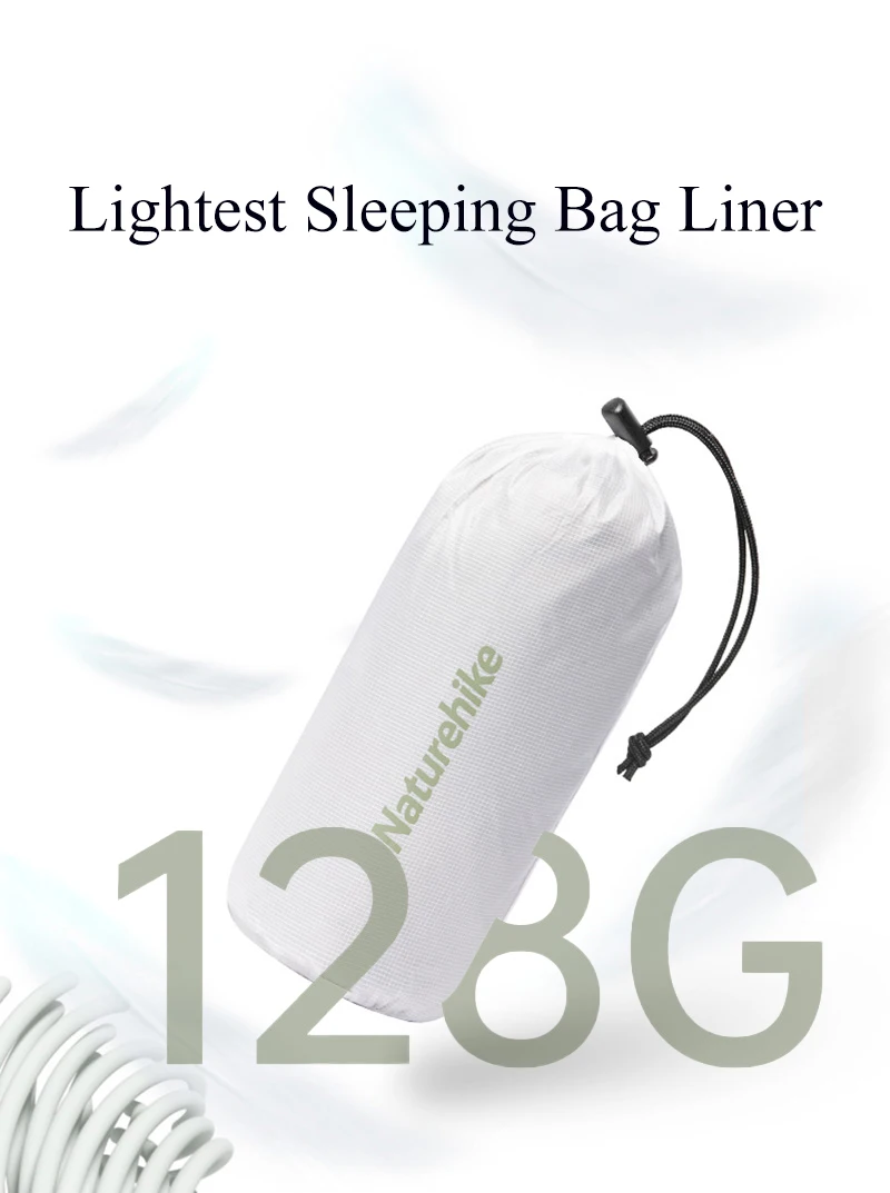 Description Picture 4 of item2024 Naturehike New arrival Sleeping Bag Liner Tourism Single Stretch Envelope 128g Ultralight Camping Sleep Bags Accessories