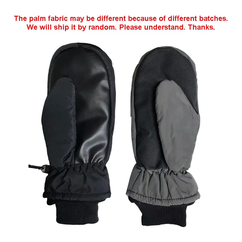 1 Pair Non-slip Ski Men Women Universal Outdoor Cycling Hiking Mitten Winter Warm Waterproof Thicken Fleece Gloves_voghion.com