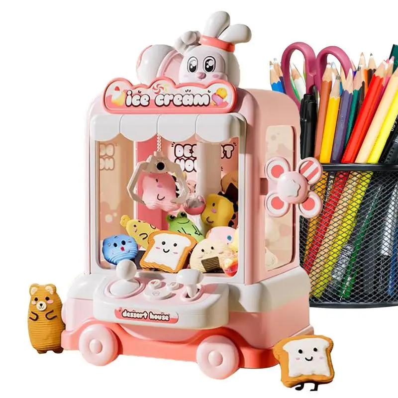 Kids Claw Machine Home Claw Catch Toy Vending Machines Household Arcade Claw Grabber Vending Dispenser For Girls Kids & Children 2