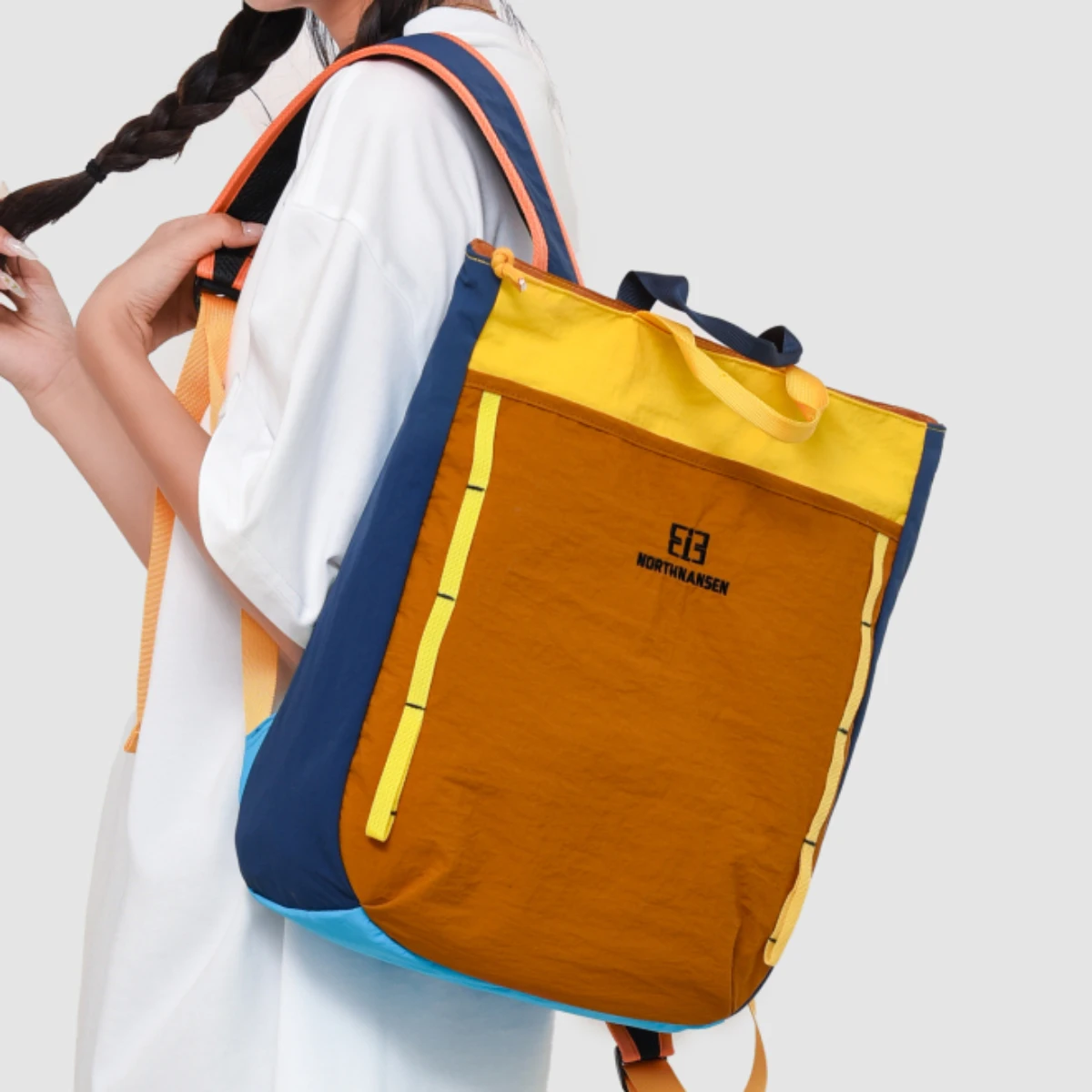 Backpack Women's Travel Lightweight Work Commuter Backpack Large Capacity High-End Niche Computer School Bag Men's Dopamine Cycling Mountain Climbing Hiking