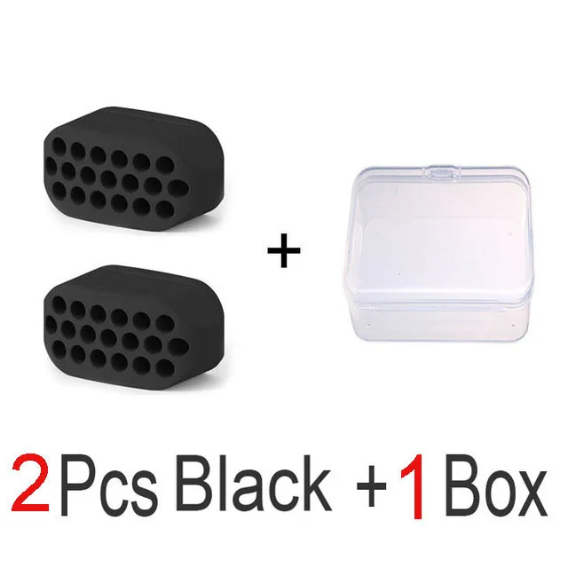 2Pcs Black With 1Box