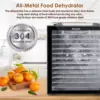 12 Stainless Steel Trays, Dehydrators For Jerky, Fruit, Pet Treats, Vegetables 2