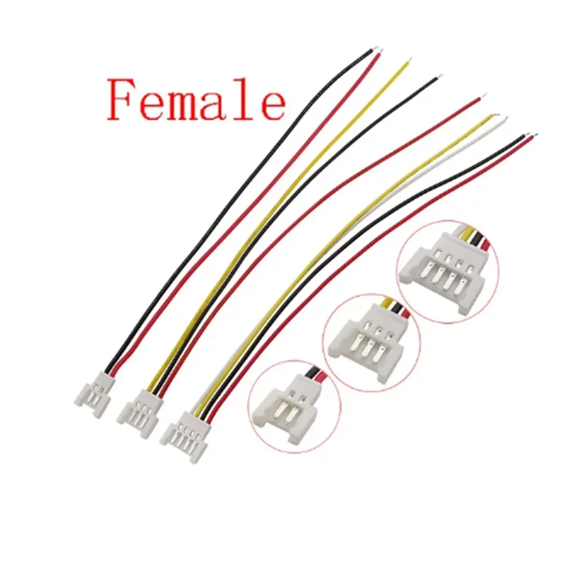 MX2.0  51005 51006 1S 2-Pin Male Female Plug,Model Airplane Accessories,Small White Head Battery Plug Wire 10cm15cm20cm30cm