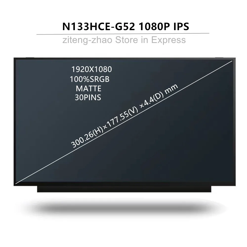 13.3 ġ  ÷ ũ N133HCE-G52 1080P IPS 30  100% SRGB Dell Latitude 7380 7390 E7380 E7390