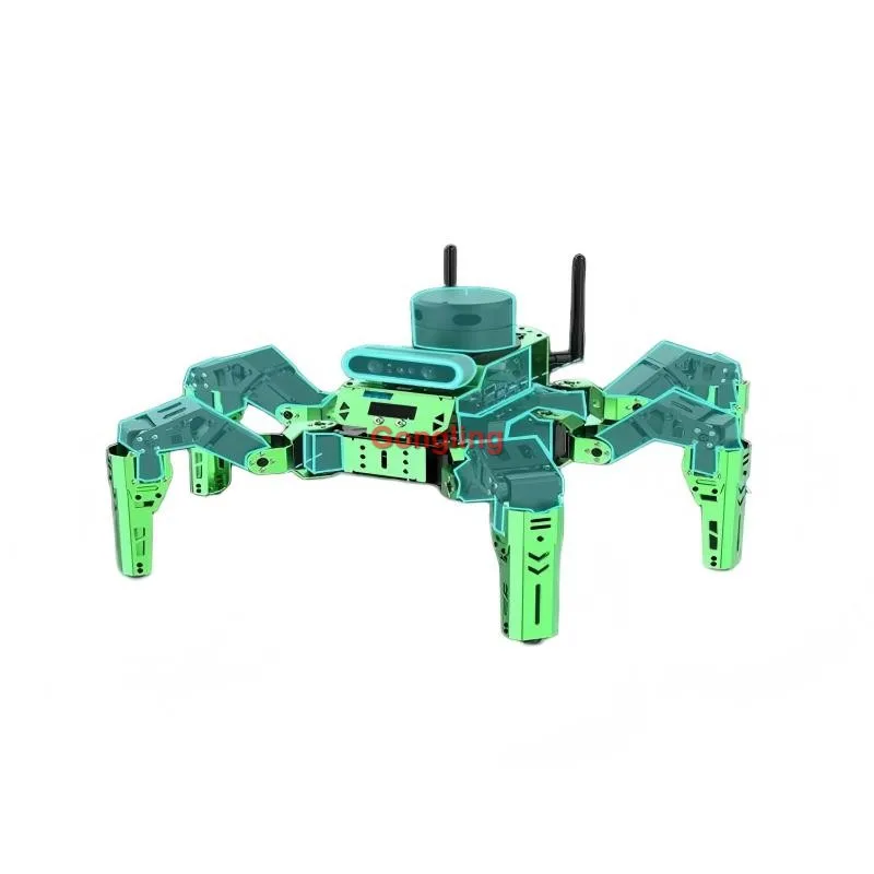 Hiwonder JetHexa ROS Hexapod 지원 Lidar 깊이 카메라 SLAM 매핑 및 내비게이션 키트(제트슨 나노 프로그래밍 가능 로봇 키트용)
