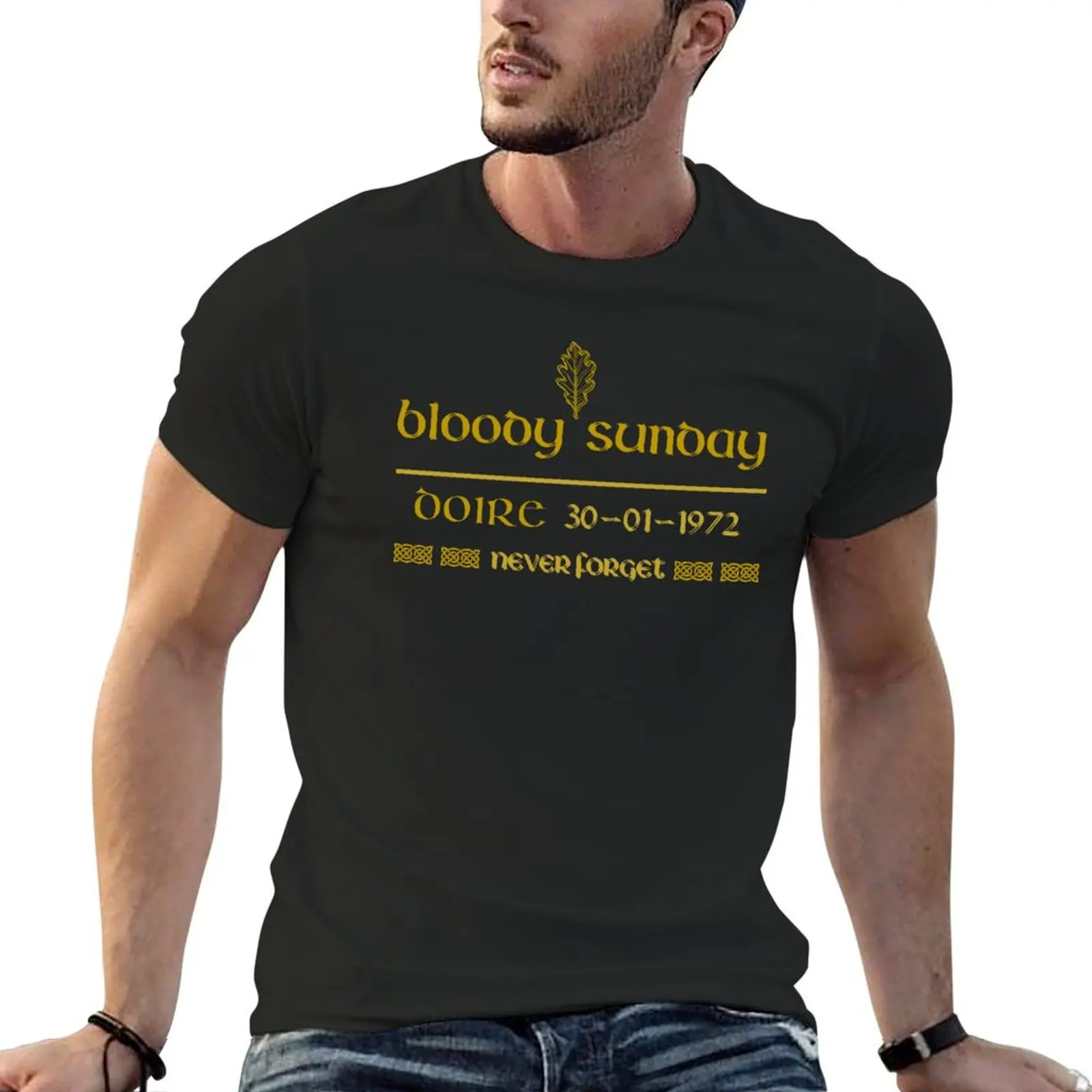 

Bloody Sunday Remembrance, Derry Bloody Sunday Anniversary, Bloody Sunday Remembrance T-Shirt blue archive men clothings