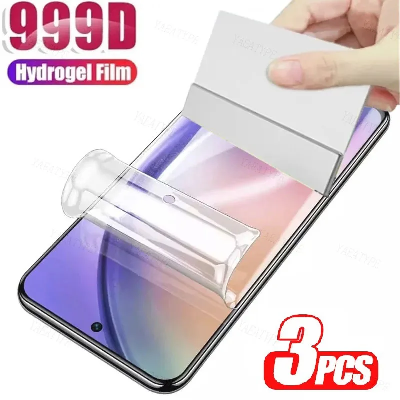 

3PCS Hydrogel Film For Samsung Galaxy A54 5G Screen Protector Film for Samsung A14 5G A04 A04s A04e A54 A34 A24 A25 Film