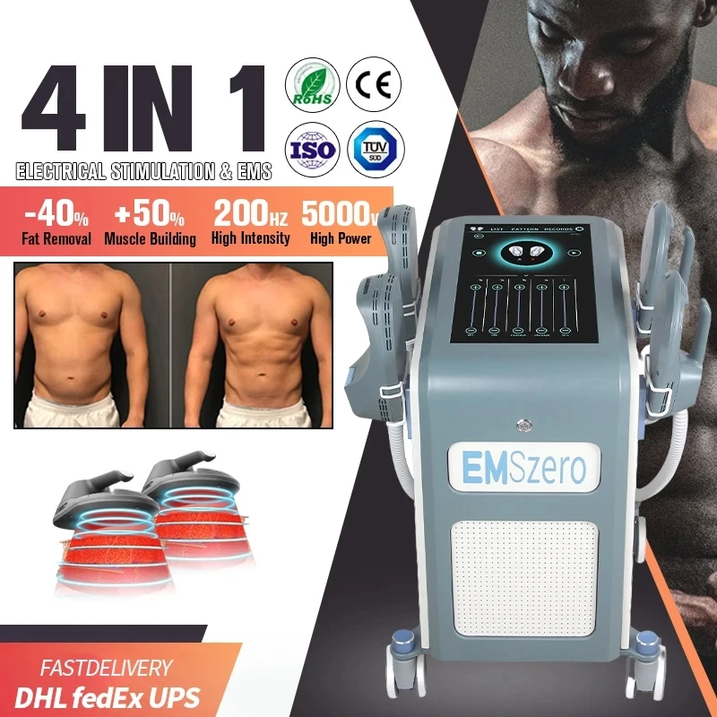 

RF 6000W HI-EMT Slimming Machine Muscle Shaping EMSZero Fat Reduction Obtains CE Certification Handle Optional Pelvic Cushion
