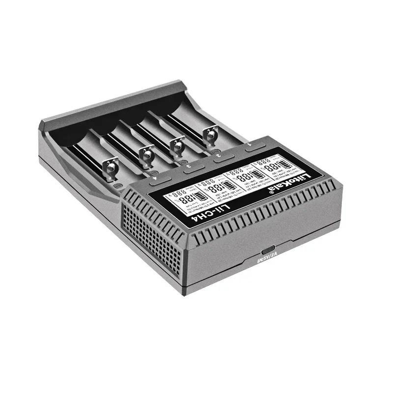 Caricabatterie Intelligente LiItoKala Lii-CH4 per Batterie Ricaricabili agli Ioni di Litio AA AAA da 1.5V - immagine 5