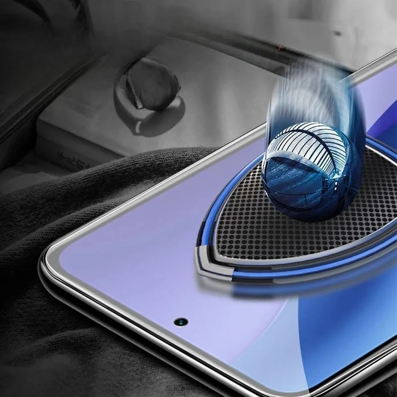 Clear Tempered Glass Protective Screen Protector with Matte Anti-Blue Full Cover Film