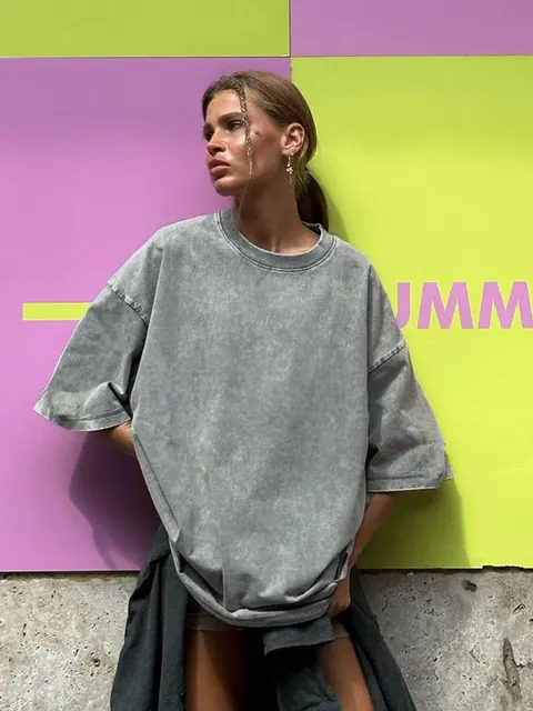 summer t shirt women free size