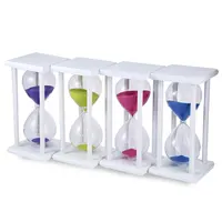 30 60 Minutes Hourglass Sand Timer Kitchen School Modern Wooden Hour Glass Sandglass Sand Clock Tea