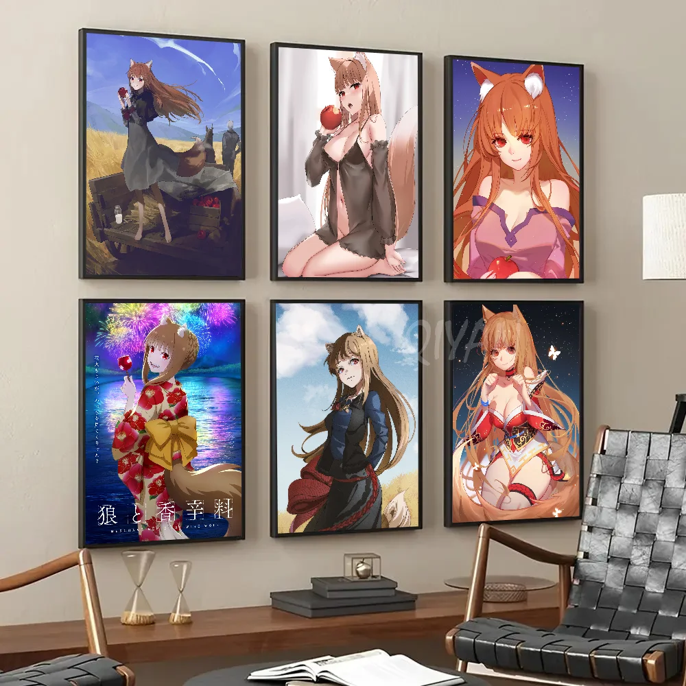

Anime Spice And Wolf Horo Poster Paper Print Home Living Room Bedroom Entrance Bar Restaurant Cafe Art Painting Decoration