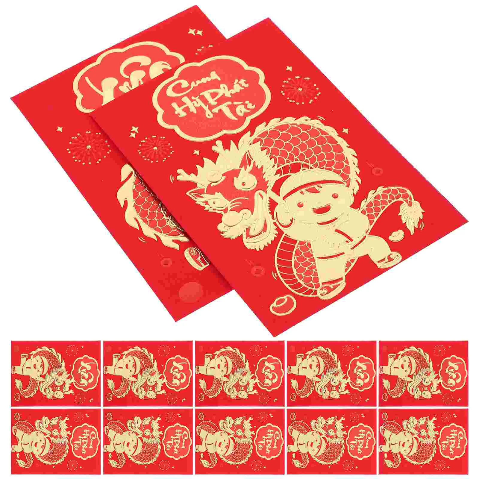 

Money Red Pockets Chinese Lucky Money Envelopes Year Red Envelopes Cash Envelopes Money Bags Random Style