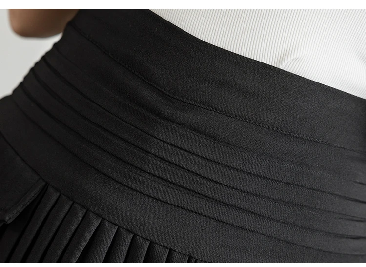 red skirt Preppy Style Cute High Waist Pleated Mini Skirt Women Spring Summer Fashion Button A-line Short Skirts Casual Ladies Petticoat slazenger skort