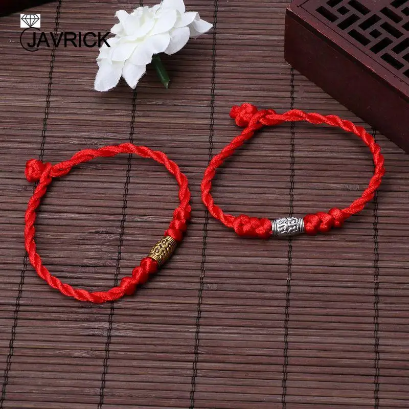 Chinese Feng Shui Lucky Red String Bracelet Amulet Good Luck Red String Rope Bracelet Handmade Braided Bangles Gift 3