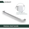 Shower Door 58.5-60" W X 72" H, 1/4" Clear Glass, Brushed Nickel Finish, Semi-Frameless Bypass Sliding Shower Doors 4