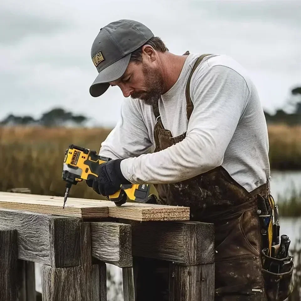 DEWALT DCF850 20V Cordless Electric Screwdriver Brushless Motor Rechargable Drill Driver Impact Wrench Large Torque