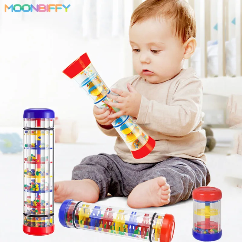 

Rainmaker Rain Stick Musical Toys for Toddler Hand Shaking Music Toy Early Education Instrument Toy Popular for Baby Kids