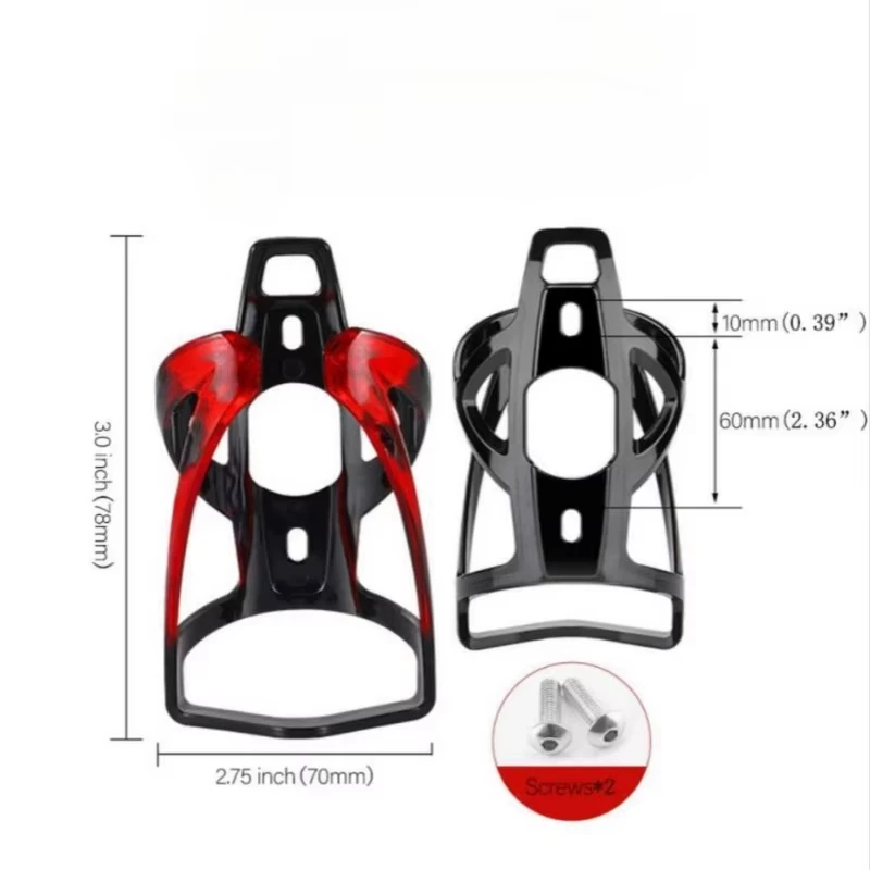 Bicycle Bottle Cages MTB Road Bicycle Water Bottle Holder Cycling Bracket Accessory 2PCS