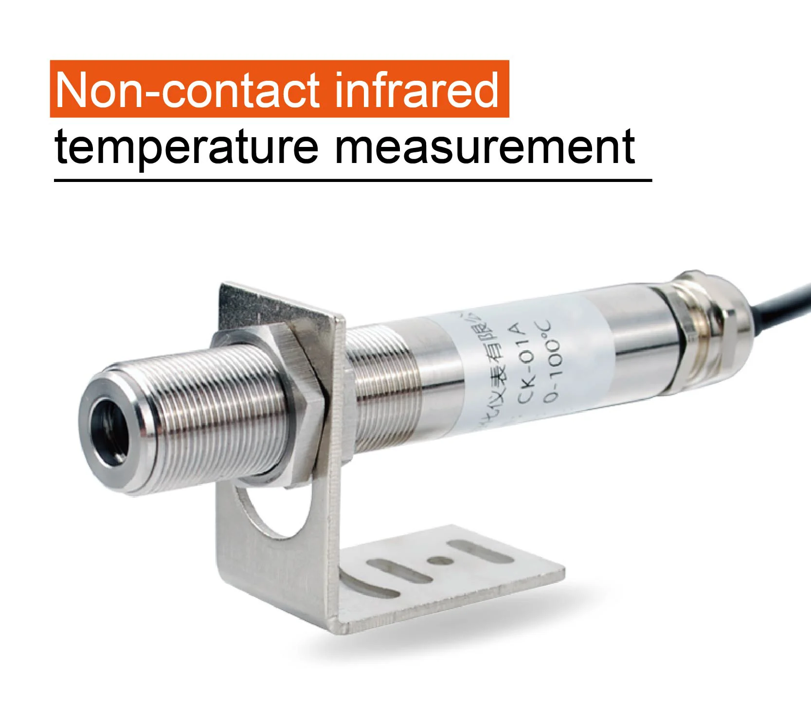 Infrared Temperature Sensor 4-20mA 0-5V 0-10V RS485 Output Industrial Non-Contac
