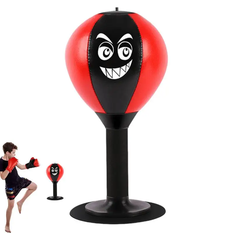 Desktop Punching Bag Stress Relief Punching Bags Stress Release Ball with Suction Cup Tabletop Training Boxing Bag