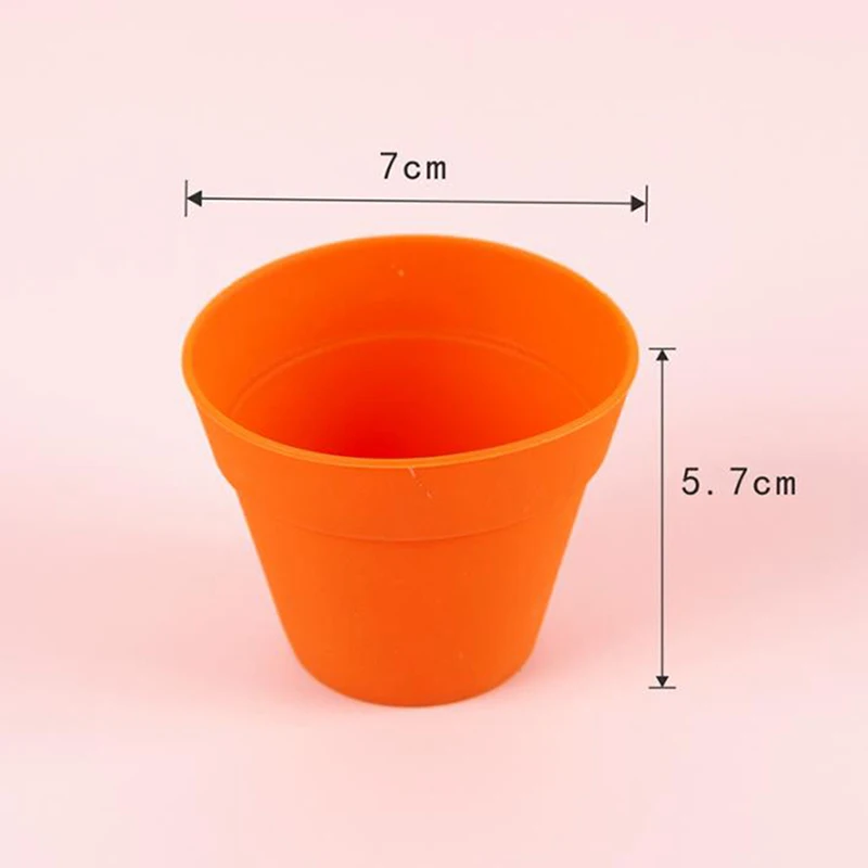 1PC Flower Pot Silicone Cake Mold Creative Muffin Cupcake Mousse Baking Cup Kitchen Baking Tools Cake Decorating Tool