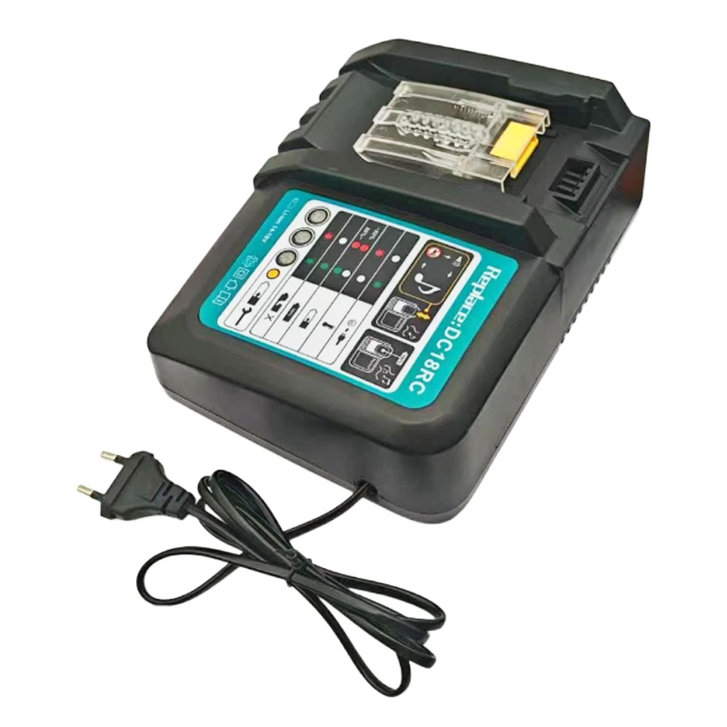 마키타 18V 14.4V 리튬 이온 배터리용 DC18RC 3A 충전기 BL1815 BL1860 BL1430 BL1450 DC18RD DC18RF 리튬 이온 배터리